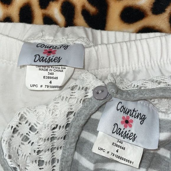 •COUNTING DASIES• Bouqitue style little girls neon parrots outfit in size 4 EUC - Picture 4 of 10